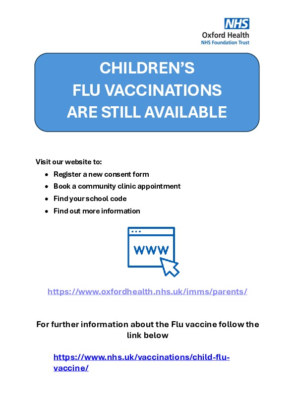 Parent Flier post school session