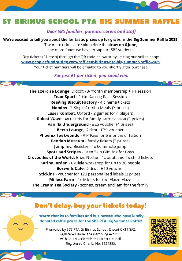 25.06 SBS PTA Big Summer Raffle   letter